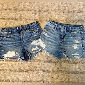 American Eagle Strigid Denim Shorts
